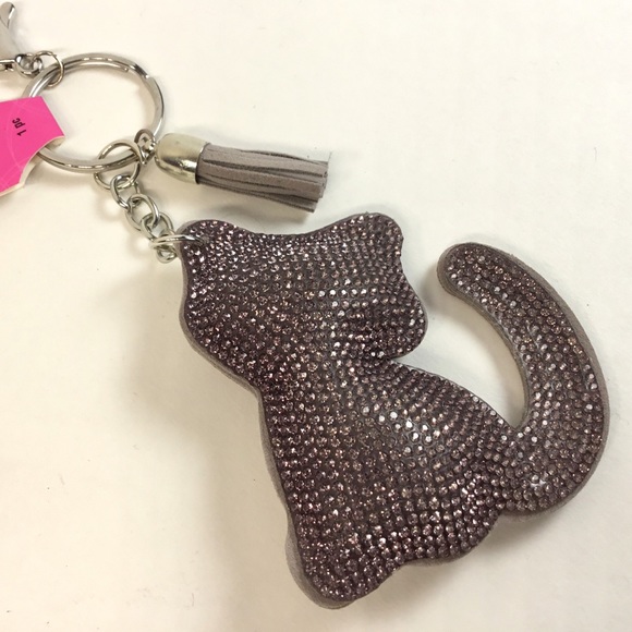 NWT, Bling Cat Keychain/Purse Adornment - Picture 3 of 8